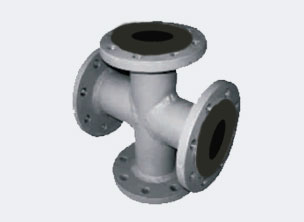 Equal Cross HDPE Lined Fitting